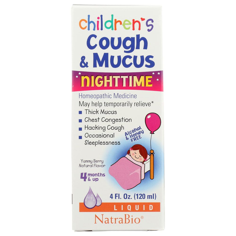 NATRA BIO: Cough Kid Mucus Nighttim, 4 fo - #tag1# - #tag2#