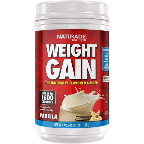 NATURADE: Weight Gain Vanilla, 40.6 oz - #tag1# - #tag2#