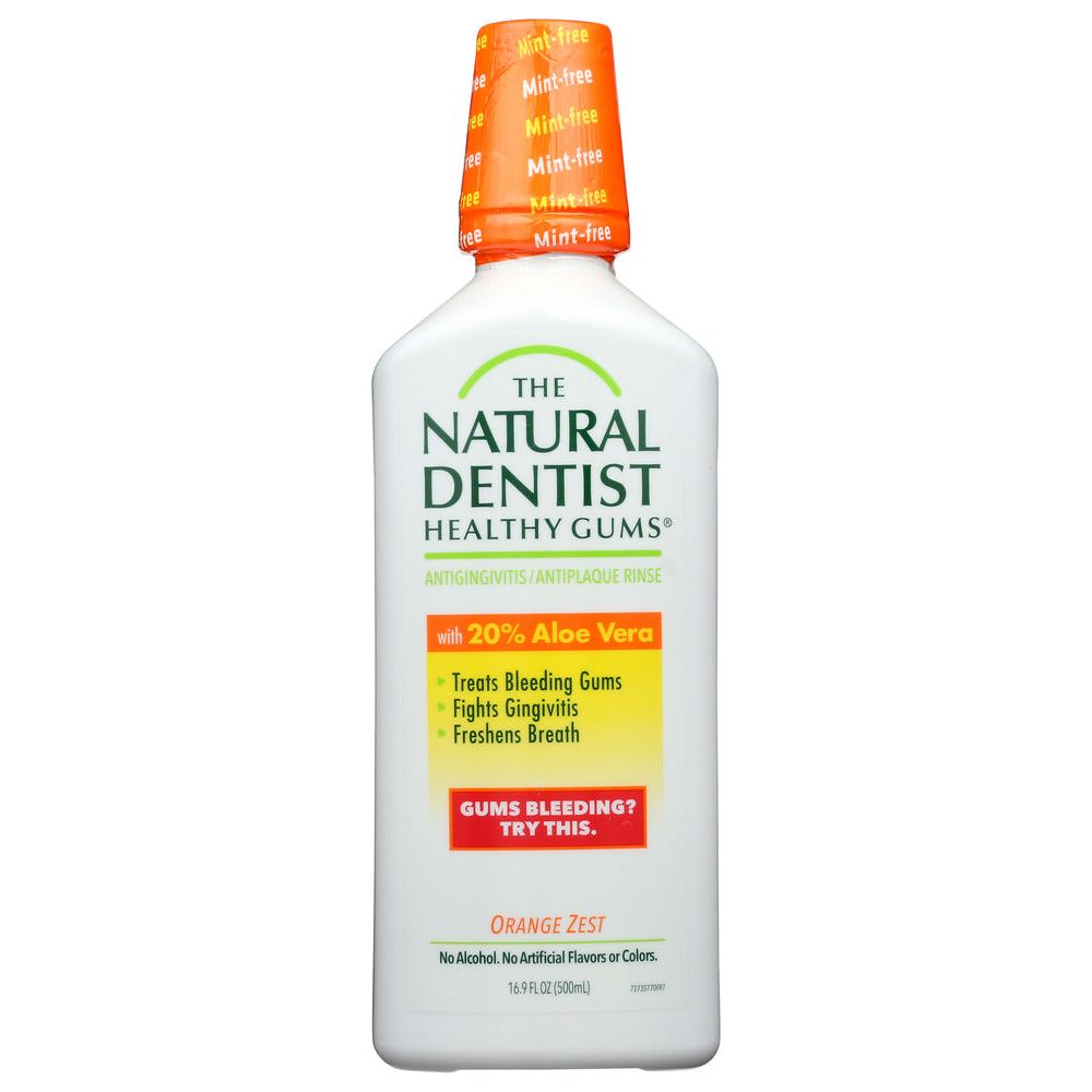 NATURAL DENTIST: Mouthrinse Orange Zest, 16 oz - #tag1# - #tag2#