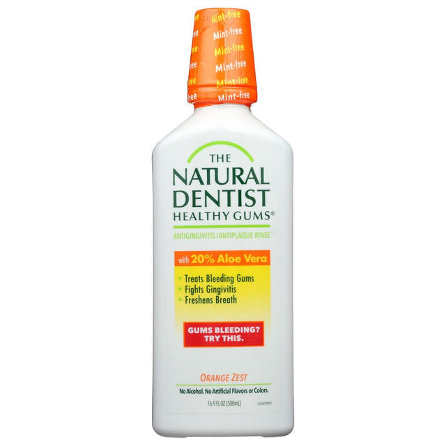 NATURAL DENTIST: Mouthrinse Orange Zest, 16 oz - #tag1# - #tag2#