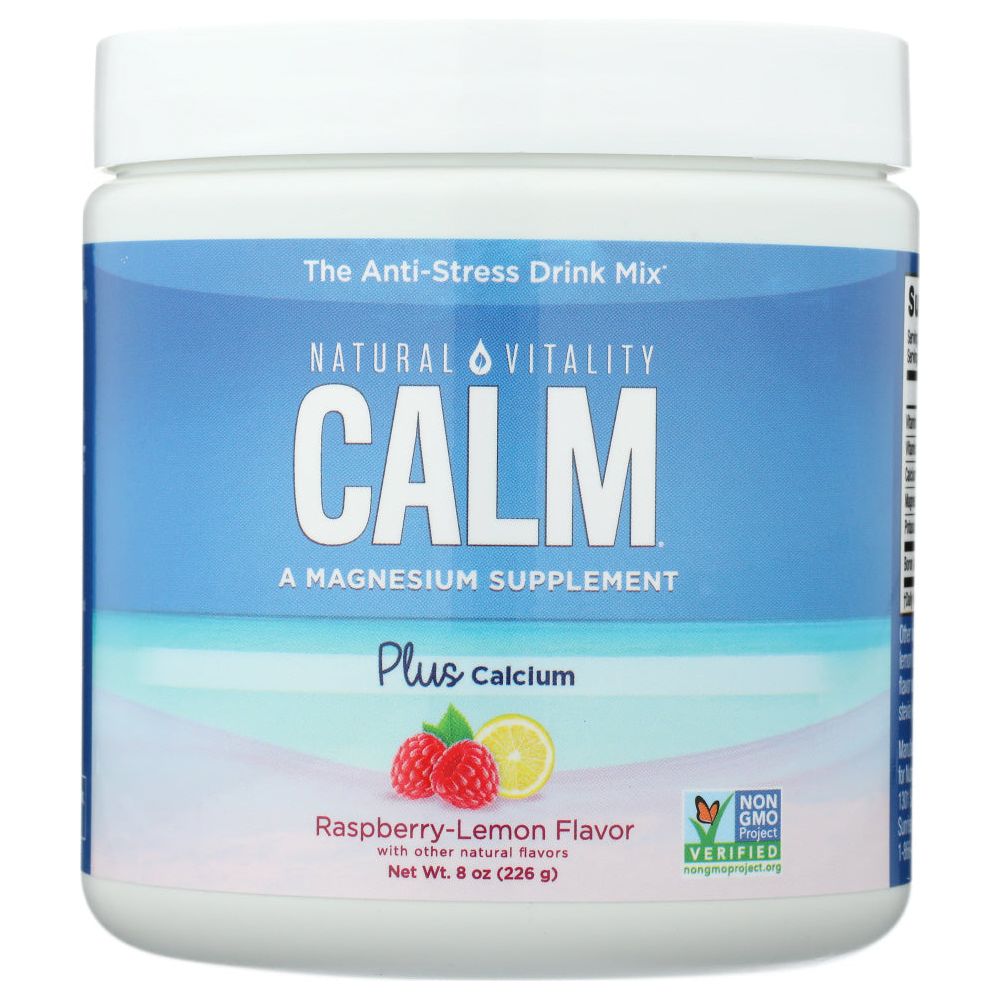 NATURAL VITALITY: Calm Calcium Rspbry Lemon, 8 oz - #tag1# - #tag2#