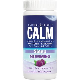 NATURAL VITALITY: Calm Sleep Gummy, 60 PC - #tag1# - #tag2#