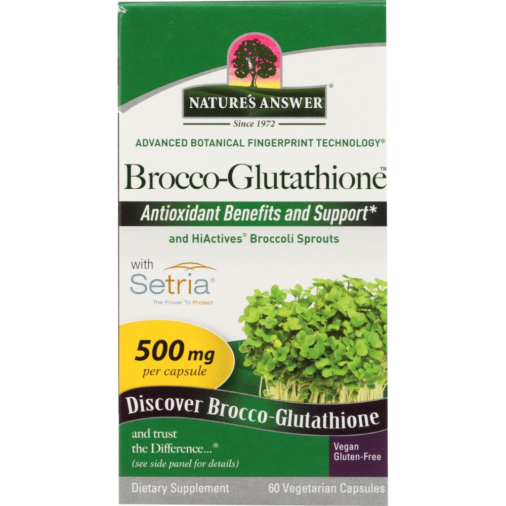 NATURES ANSWER: Brocco-Glutathione Capsules, 60 vc - #tag1# - #tag2#