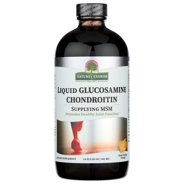 NATURES ANSWER: Glucosamine and Chondroitin Liquid, 16 oz - #tag1# - #tag2#