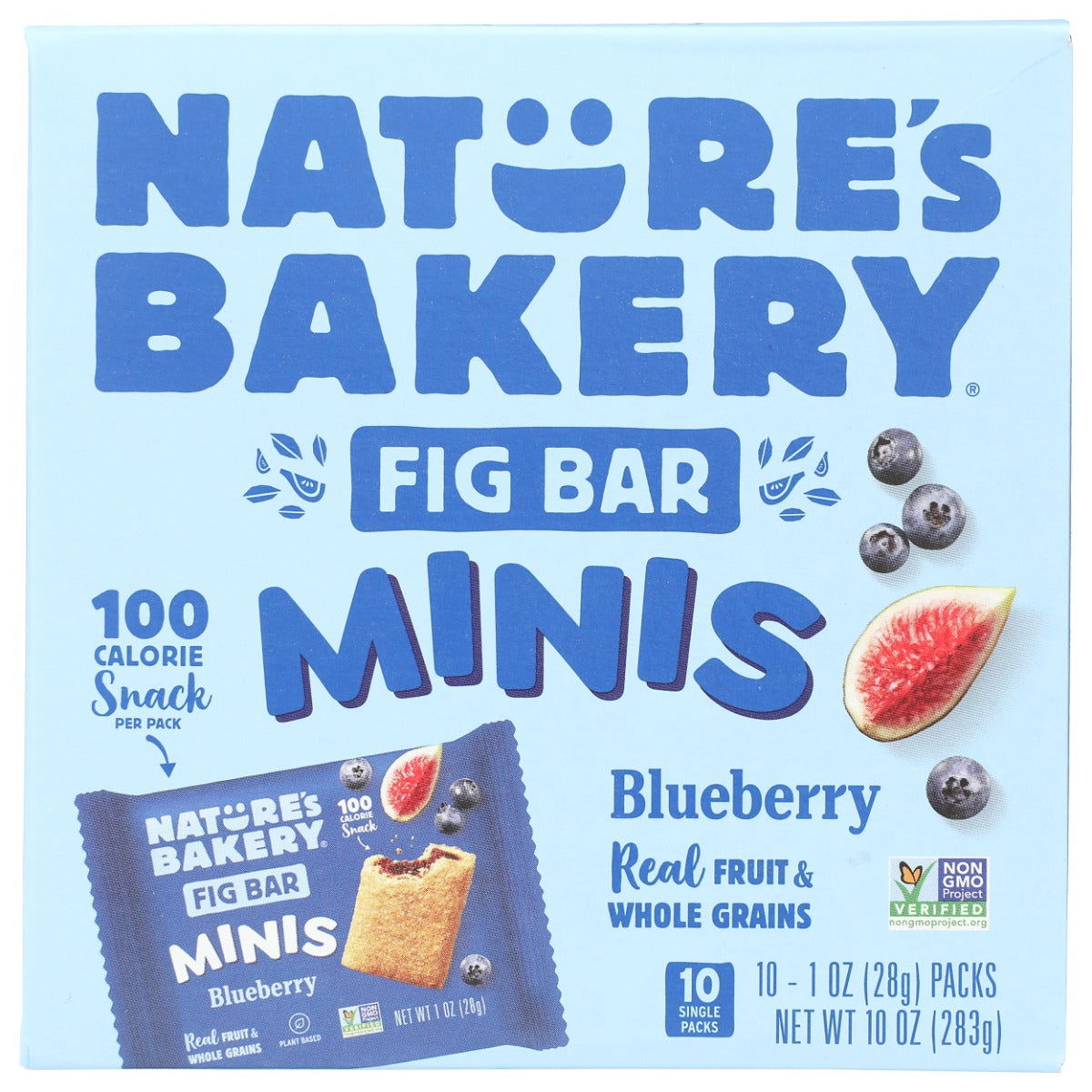 NATURES BAKERY: Whole Wheat Fig Bars Blueberry, 10 oz - #tag1# - #tag2#