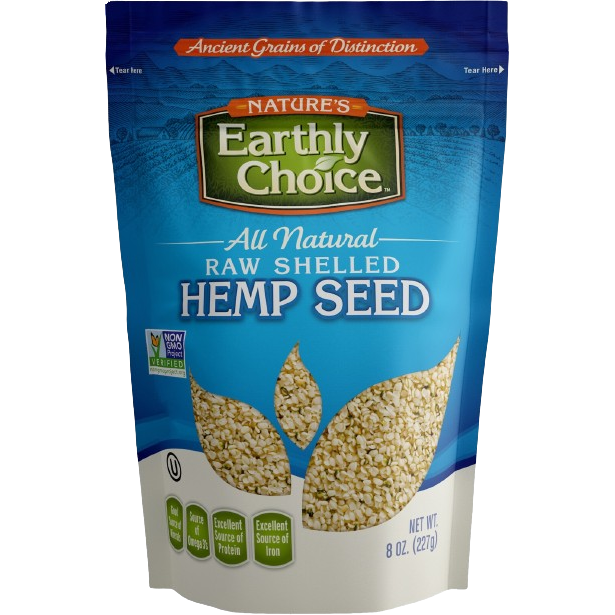 NATURES EARTHLY CHOICE: Hemp Seeds, 8 oz - Sunshine Co Op. - #tag1# - #tag2# - #tag3# - #tag4#