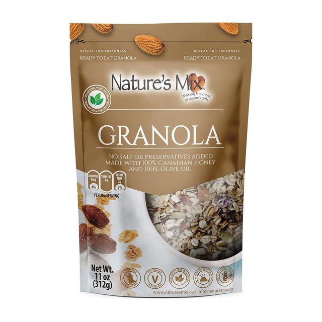 NATURES MIX: Granola Date Square, 11 oz - #tag1# - #tag2#