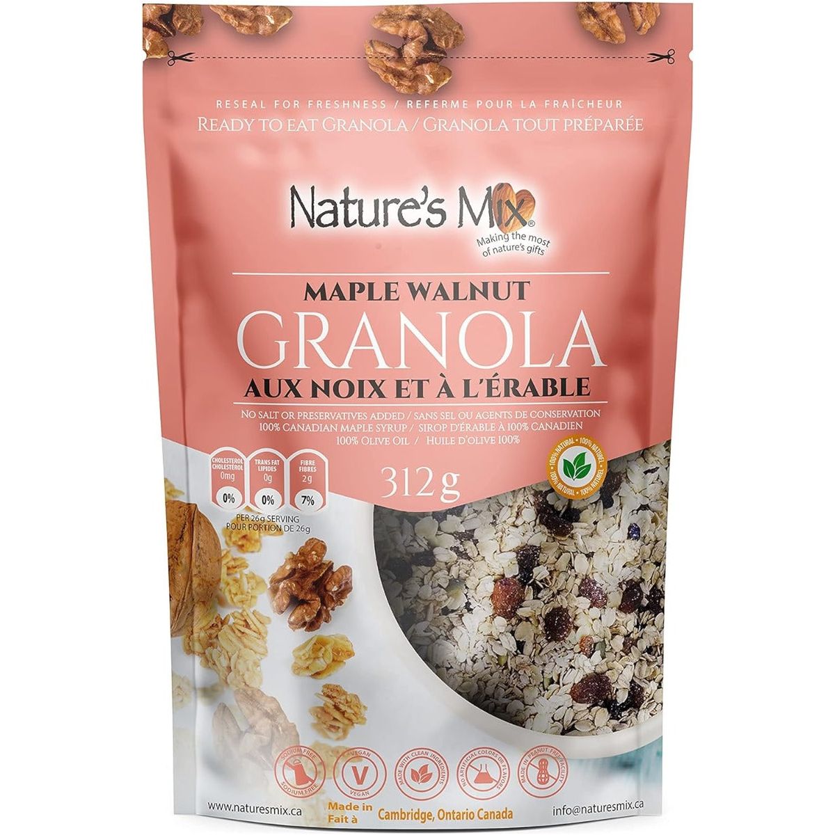 NATURES MIX: Granola Maple Walnut, 11 oz - #tag1# - #tag2#