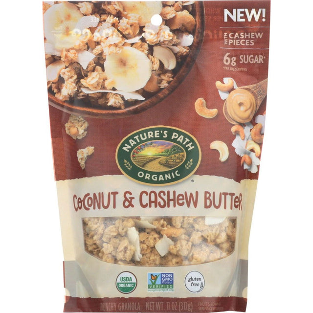 NATURES PATH: Coconut and Cashew Butter Granola, 11 oz - Sunshine Co Op. - #tag1# - #tag2# - #tag3# - #tag4#