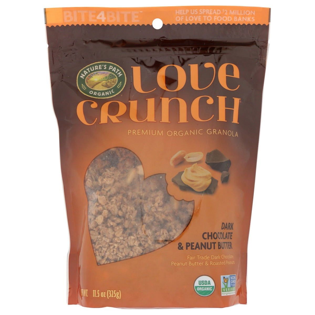 NATURES PATH: Dark Chocolate and Peanut Butter Granola, 11.5 oz - Sunshine Co Op. - #tag1# - #tag2# - #tag3# - #tag4#