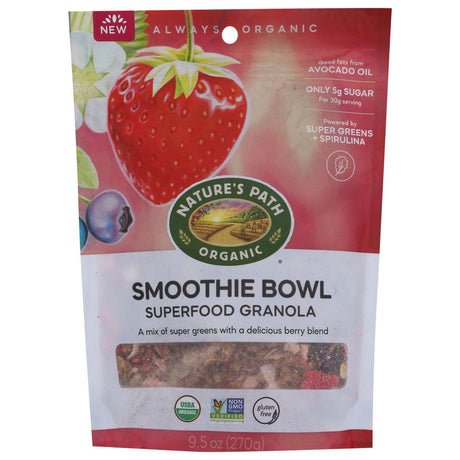 NATURES PATH: Granola Sprfd Smthie Bwl, 9.6 oz - #tag1# - #tag2#
