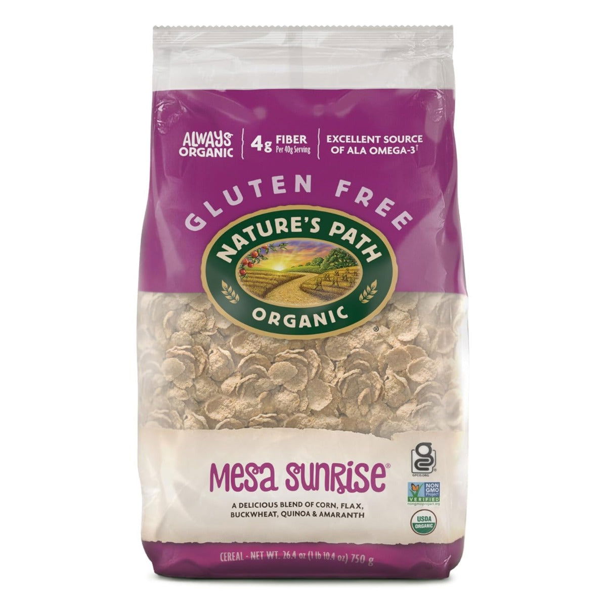 NATURES PATH: Mesa Sunrise Flakes Cereal Organic Eco Pac, 26.4 oz - Sunshine Co Op. - #tag1# - #tag2# - #tag3# - #tag4#
