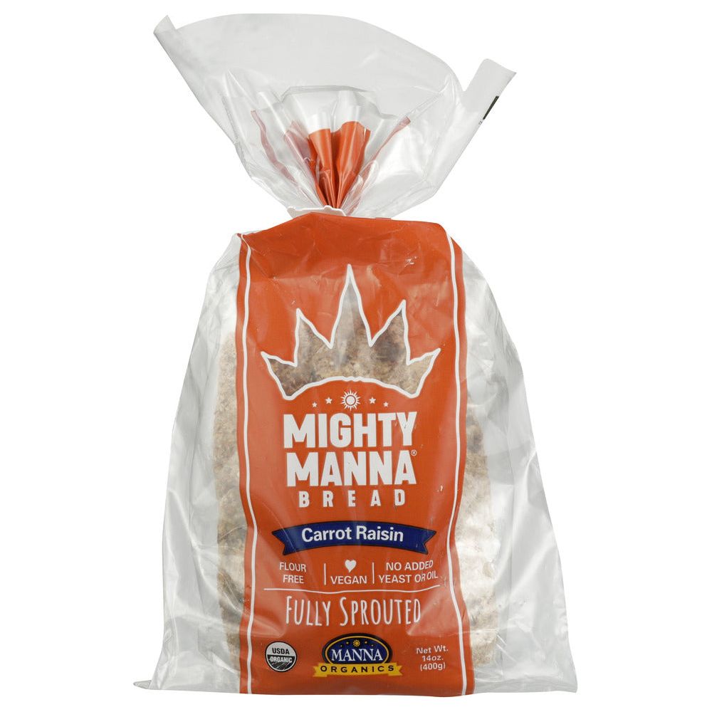 NATURES PATH: Mighty Manna Bread Organic Carrot Raisin, 14 oz - #tag1# - #tag2#