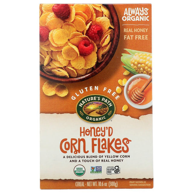 NATURES PATH: Organic Honey'D Corn Flakes Cereal, 10.6 oz - #tag1# - #tag2#
