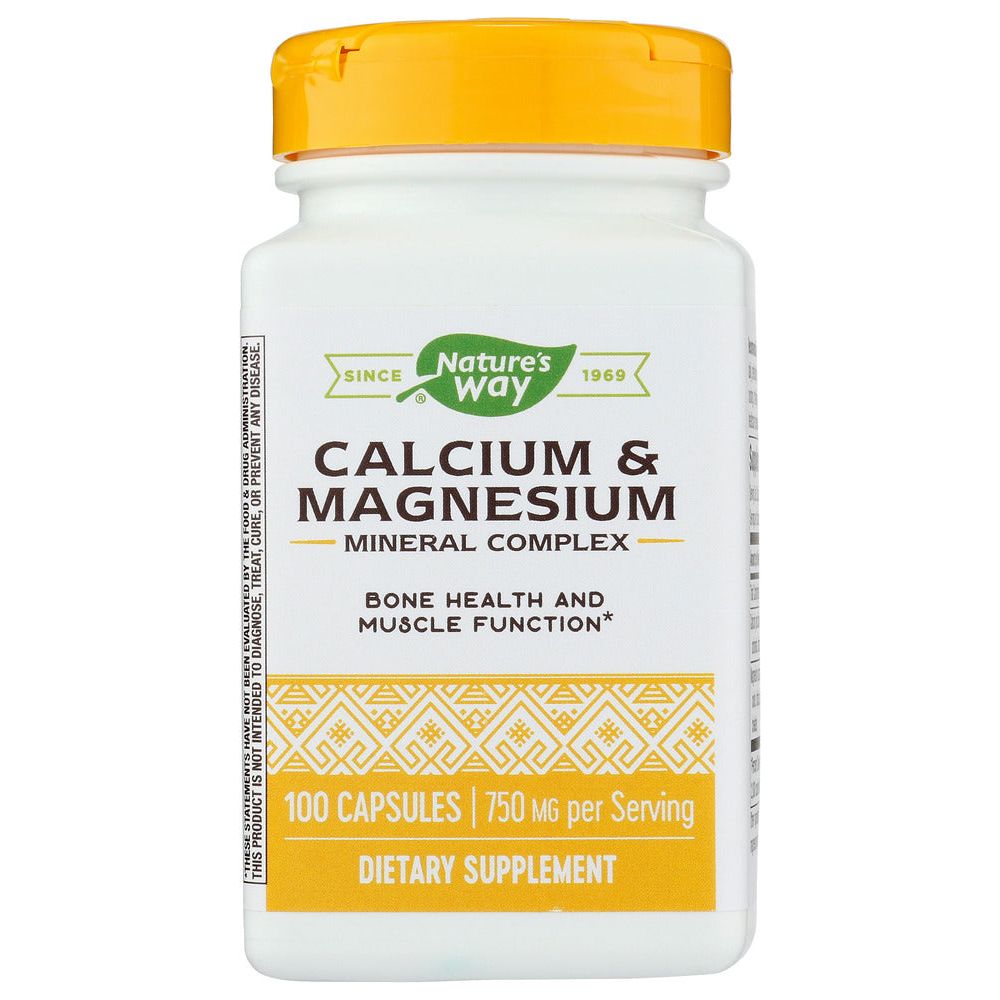 NATURES WAY: Calcium and Magnesium, 100 cp - #tag1# - #tag2#