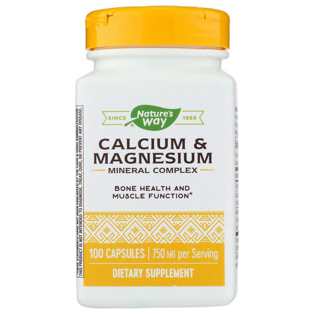 NATURES WAY: Calcium and Magnesium, 100 cp - #tag1# - #tag2#