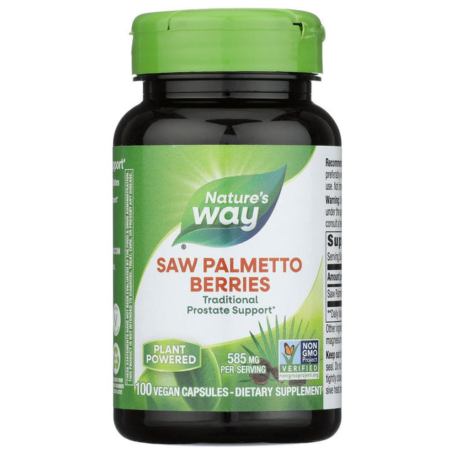 NATURES WAY: Saw Palmetto Berries 100Vegcp, 100 cp - #tag1# - #tag2#