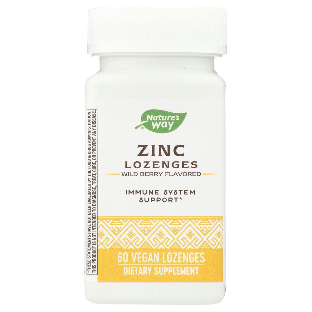 NATURES WAY: Zinc Lozenges, 60 tb - #tag1# - #tag2#