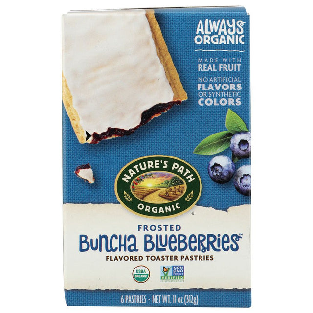 NATURE'S PATH: Frosted Buncha Blueberries Toaster Pastries, 11 oz - #tag1# - #tag2#