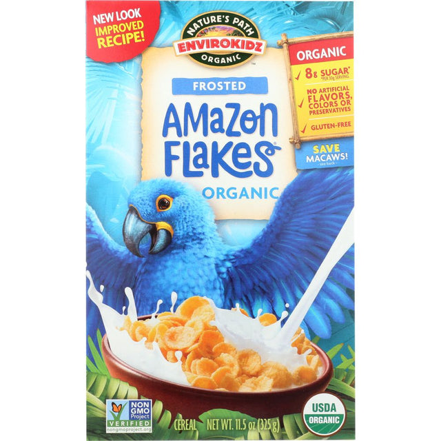 NATURE'S PATH ORGANIC: EnviroKidz Organic Amazon Frosted Flakes, 14 oz - #tag1# - #tag2#