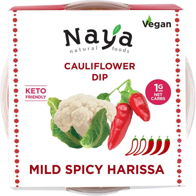 NAYA FOODS: Cauliflower Dip Harissa, 8 oz - #tag1# - #tag2#