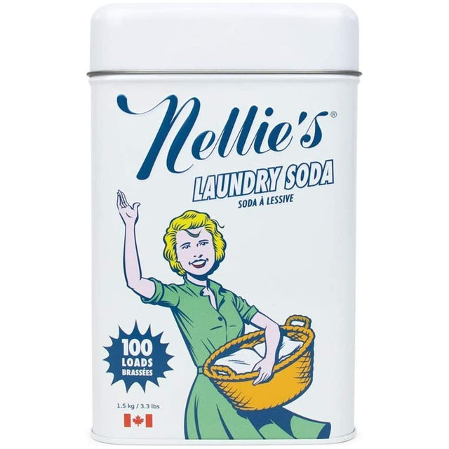NELLIES ALL NATURAL: Laundry Soda 100 Loads, 3.3 lb - #tag1# - #tag2#
