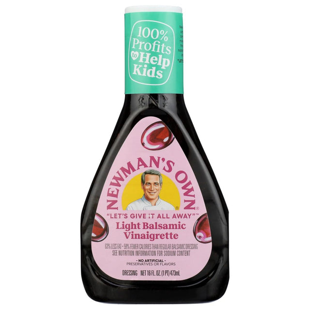 NEWMAN'S OWN: Light Balsamic Vinaigrette, 16 oz - #tag1# - #tag2#