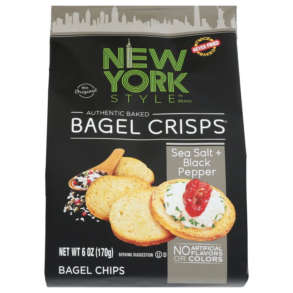 NEW YORK STYLE: Bagel Crsp Sslt Crk Ppr, 6 OZ - #tag1# - #tag2#