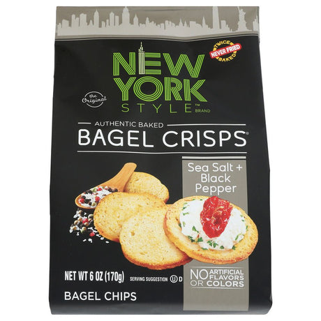 NEW YORK STYLE: Bagel Crsp Sslt Crk Ppr, 6 OZ - #tag1# - #tag2#