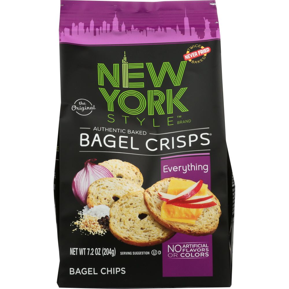 NEW YORK STYLE: Everything Bagel Crisps, 7.2 oz - #tag1# - #tag2#