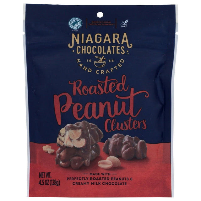 NIAGARA: Milk Chocolate Roasted Peanut Clusters, 4.5 oz - #tag1# - #tag2#