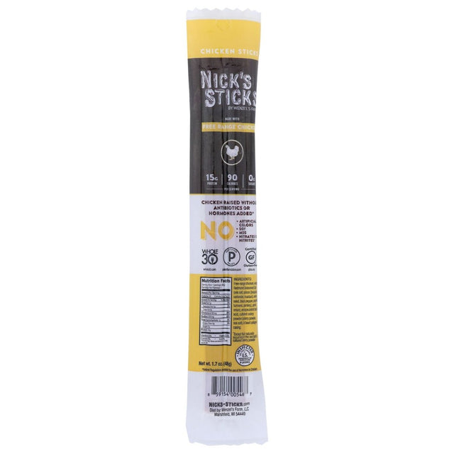 NICKS STICKS: Chicken Snack Sticks, 1.7 oz - #tag1# - #tag2#