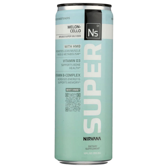 NIRVANA SUPER: Seltzer Rtd Melon Cello, 12 fo - #tag1# - #tag2#