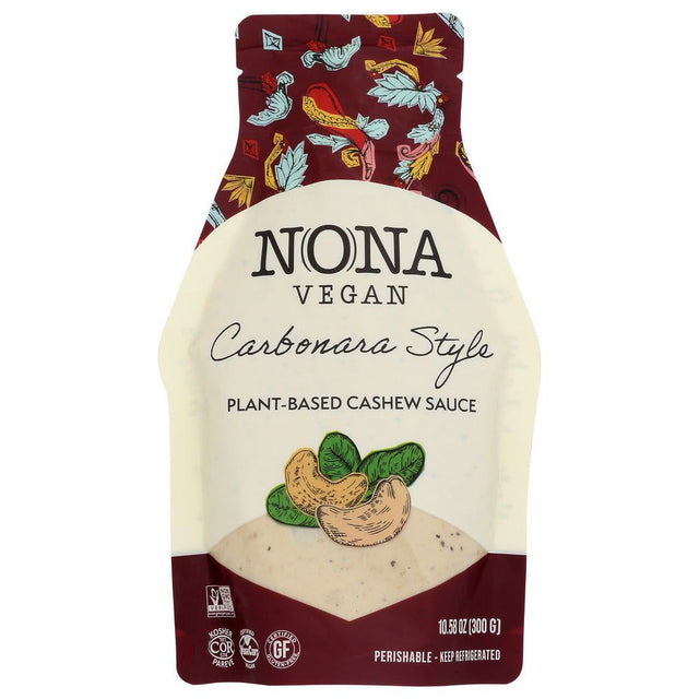 NONA VEGAN: Carbonara Style Plant Based Cashew Sauce, 10.14 oz - #tag1# - #tag2#