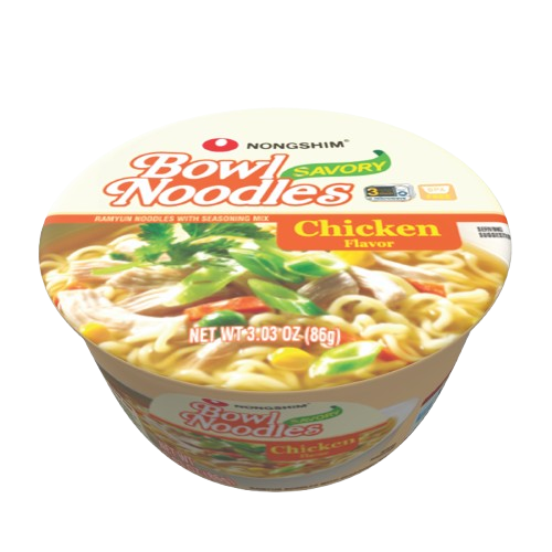 NONG SHIM: Savory Chicken Bowl Noodle, 3.03 oz - #tag1# - #tag2#