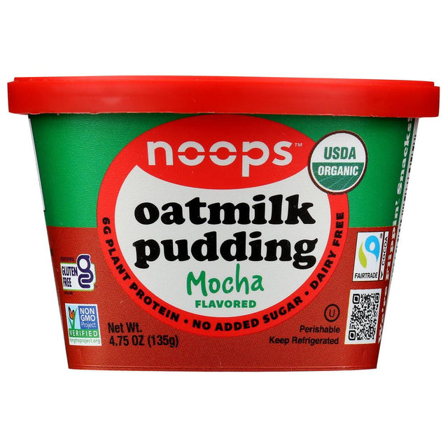 NOOPS: Pudding Oatmilk Mocha Org, 4.75 oz - #tag1# - #tag2#