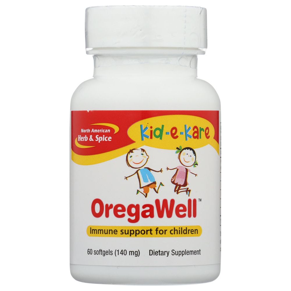 NORTH AMERICAN HERB: Kid E Kare OregaWell, 60 sg - #tag1# - #tag2#
