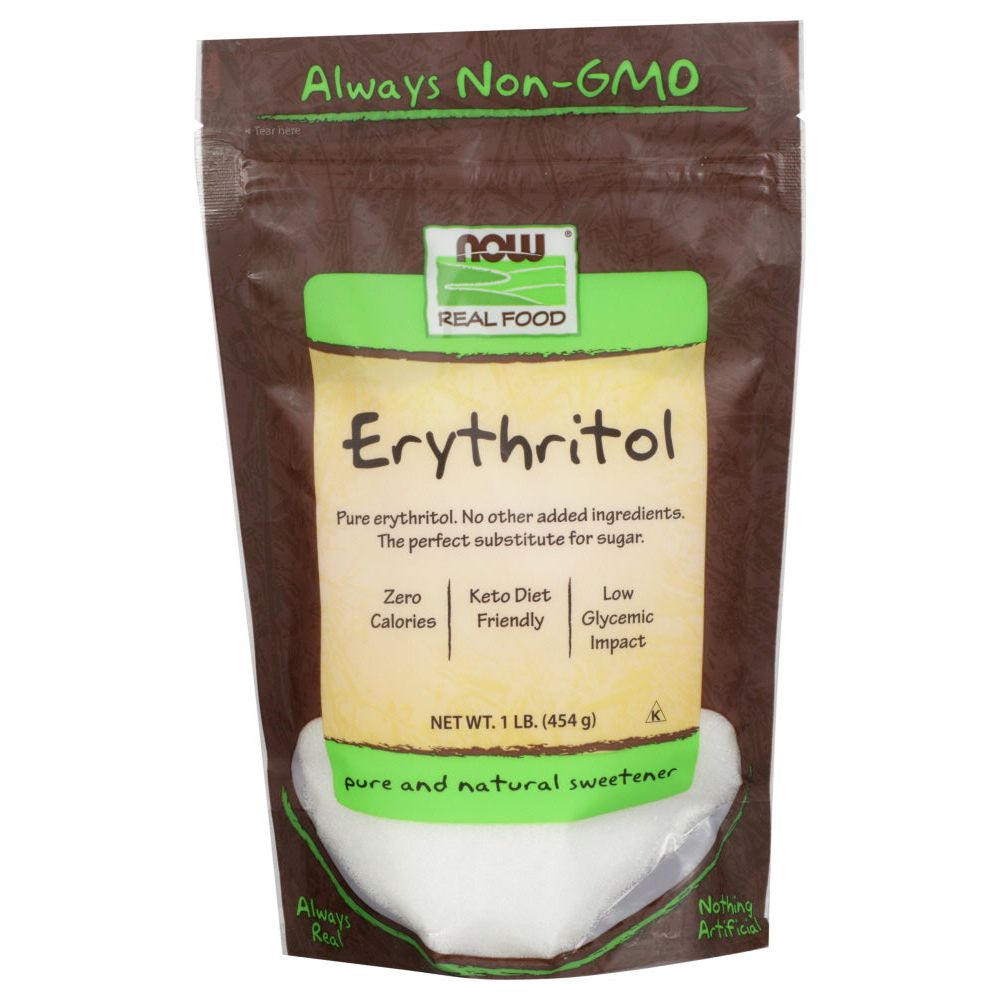 NOW: Sweetener Erythritol, 16 oz - #tag1# - #tag2#