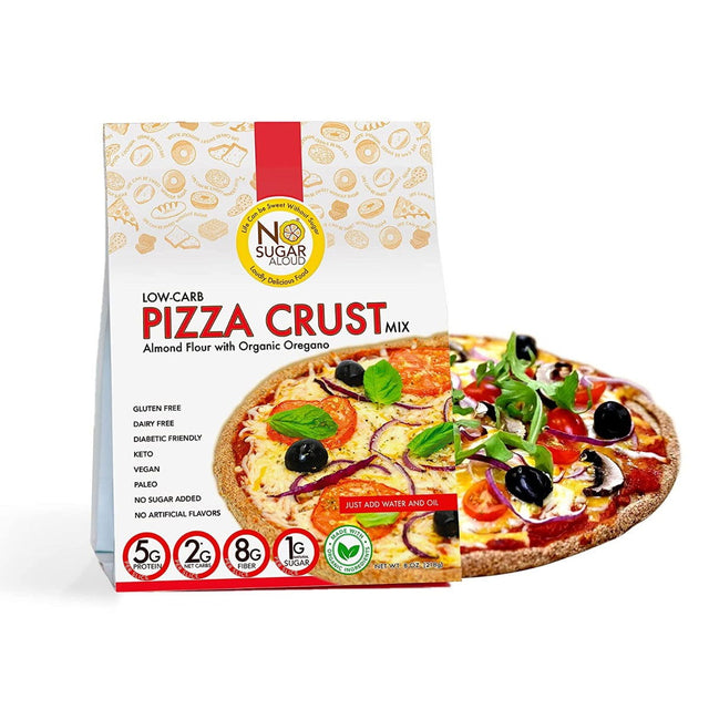 NO SUGAR ALOUD: Low Carb Pizza Crust Mix, 8 oz - #tag1# - #tag2#