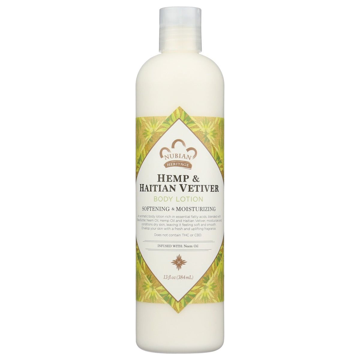NUBIAN HERITAGE: Body Lotion Indian Hemp and Haitian Vetiver, 13 oz - #tag1# - #tag2#