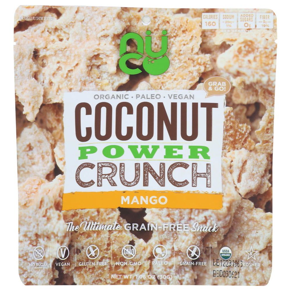 NUCO: Snack Ccnut Crunch Mango, 30 gm - #tag1# - #tag2#