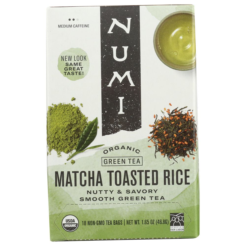 NUMI TEAS: Matcha Toasted Rice Green Tea, 18 bg - #tag1# - #tag2#