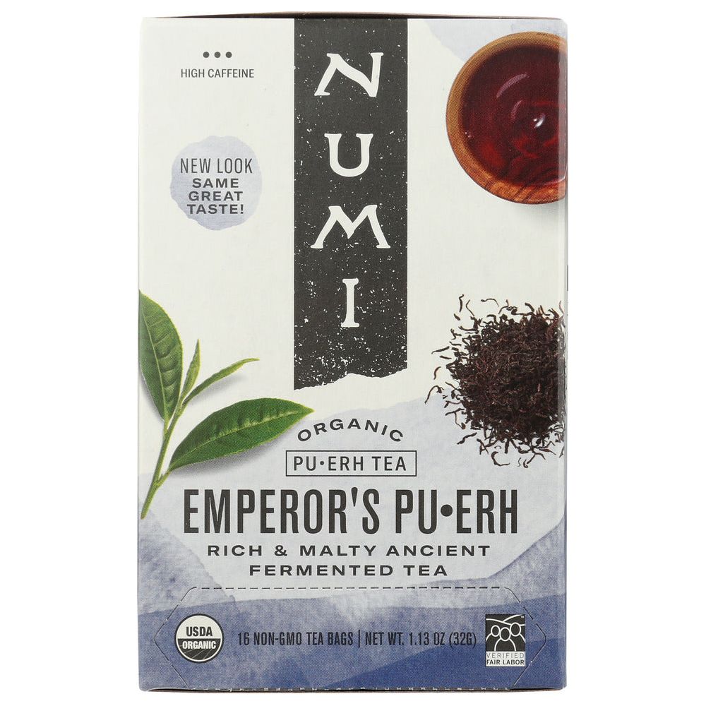 NUMI TEA: Tea Emperors Puerh Organic, 16 bg - #tag1# - #tag2#