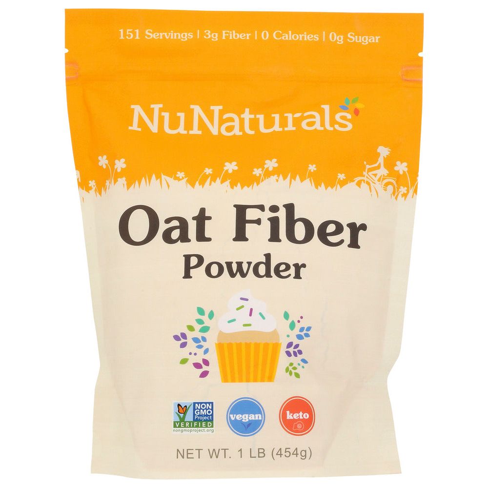 NUNATURALS INC: Oat Fiber Powder, 1lb - #tag1# - #tag2#