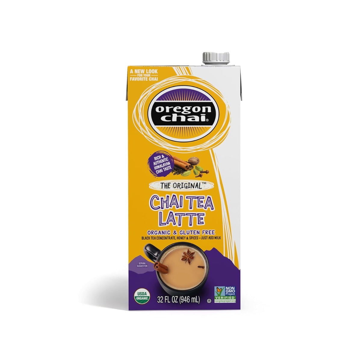 OREGON CHAI: Tea Chai Latte Original Organic, 32 oz - Sunshine Co Op. - #tag1# - #tag2# - #tag3# - #tag4#