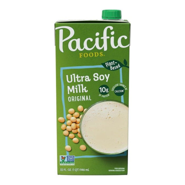 PACIFIC FOODS: Beverages Ultra Soy Original, 32 oz - Sunshine Co Op. - #tag1# - #tag2# - #tag3# - #tag4#