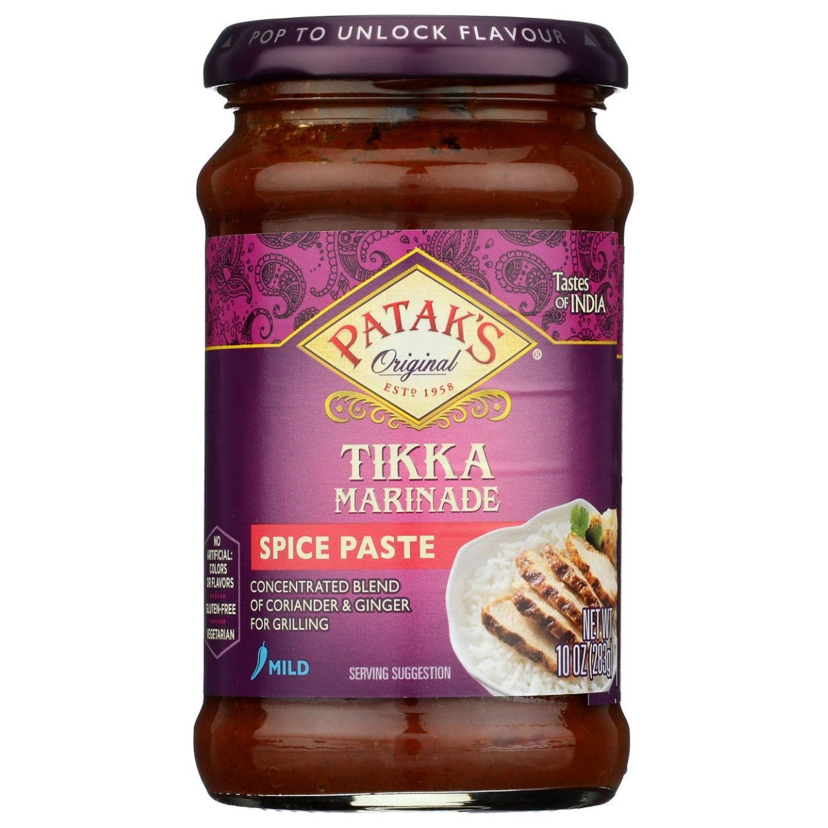 PATAKS: Tikka Marinade Paste, 10 oz - Sunshine Co Op. - #tag1# - #tag2# - #tag3# - #tag4#