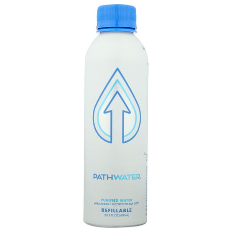 PATHWATER: Purified Water Aluminum Bottle, 20.3 oz - Sunshine Co Op. - #tag1# - #tag2# - #tag3# - #tag4#