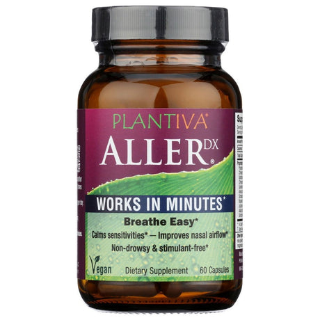 PLANTIVA: AllerDx 60 Capsule Bottle Vegan, 60 cp - Sunshine Co Op. - #tag1# - #tag2# - #tag3# - #tag4#