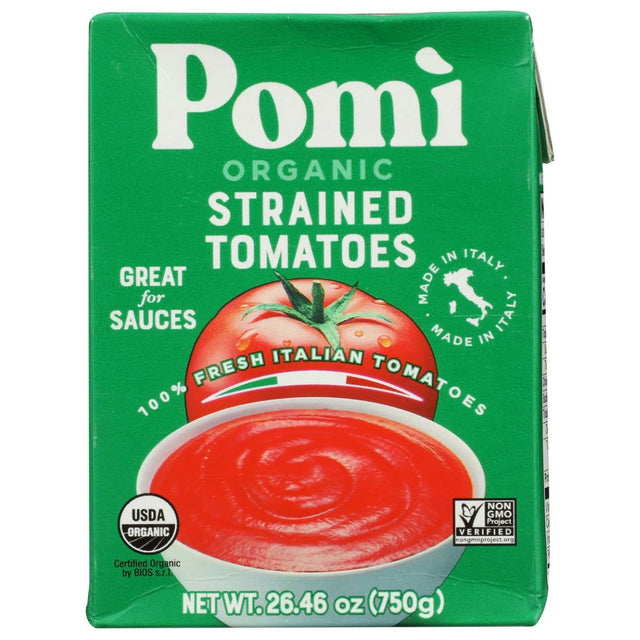 POMI: Organic Strained Tomatoes, 26.46 oz - Sunshine Co Op. - #tag1# - #tag2# - #tag3# - #tag4#